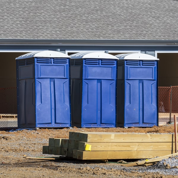 how do you ensure the portable toilets are secure and safe from vandalism during an event in Saxeville WI